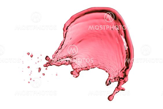 red wine splash
