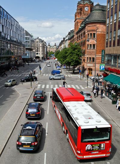 Vasagatan mitt på dagen 1