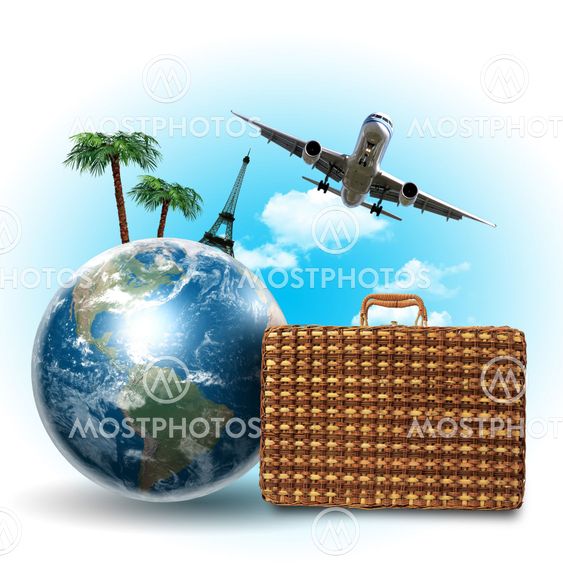Travel and tourism collage