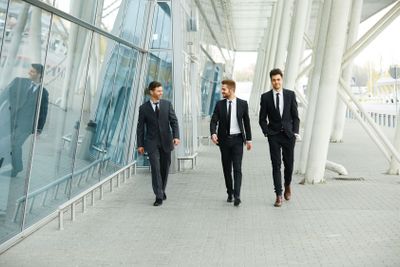 Business People Walking in the street