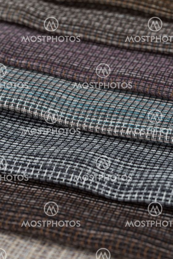 Multi color fabric texture samples