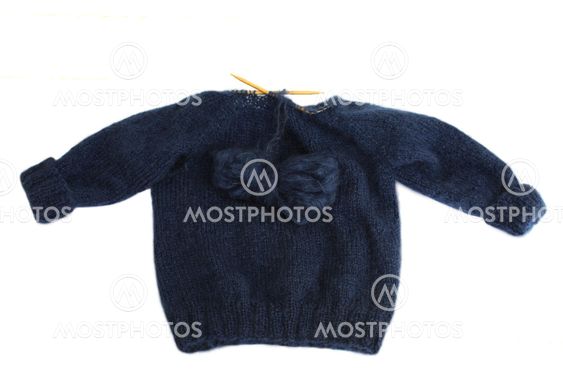 Knitting a sweater