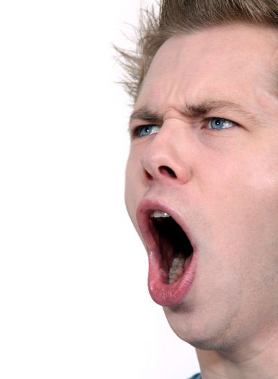 Young man can't take any more