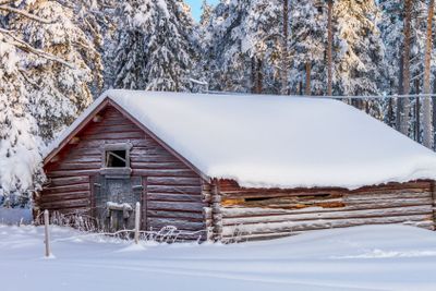 Winter in Rödön, Jämtland Sweden Scandinavia