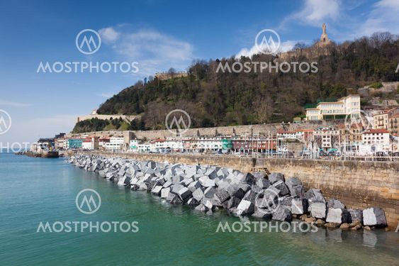 View of San Sebastian, Gipuzkoa, Spain