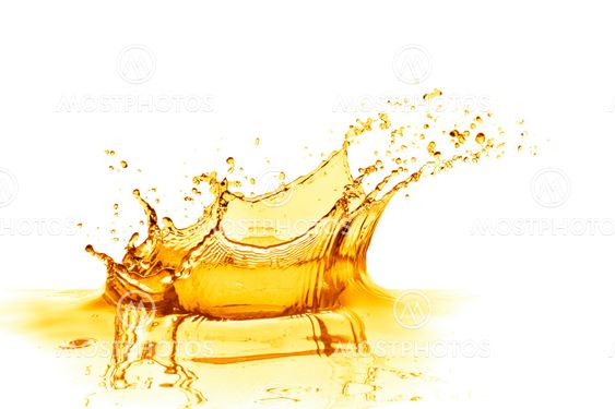 orange juice splash