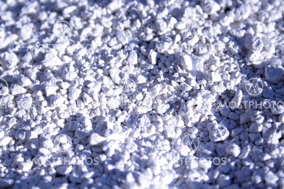 A photo of white stones
