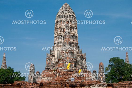 Chaiwattanaram temple in Ayutthaya Historical Park , Thailand