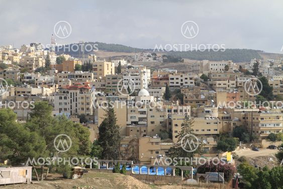 Landscape view from Jarash, Jordan