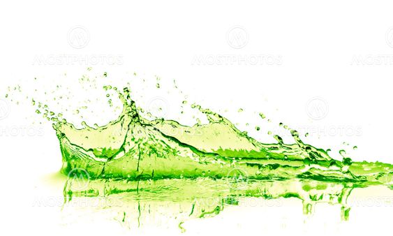 lime drink splash