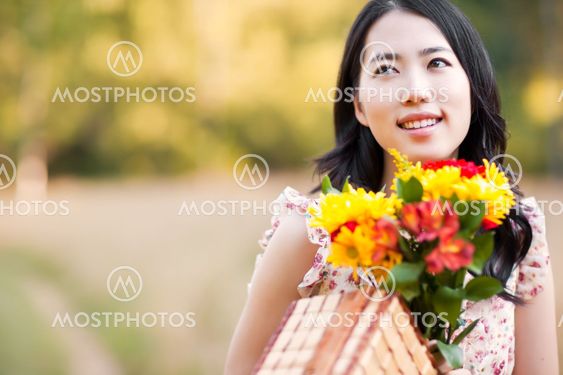 Beautiful asian woman