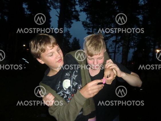 Young friends
