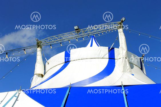 Top of circus tent
