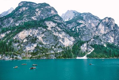 The Pragser Wildsee at daylight