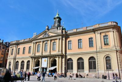 Svenska Akademien  vid Stortorget i Gamla stan