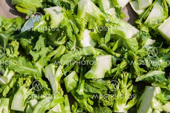 Chopped vegetables