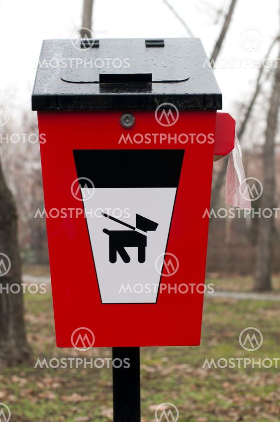 Trash for dog feces