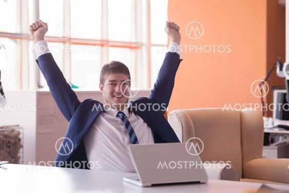 business man at the office
