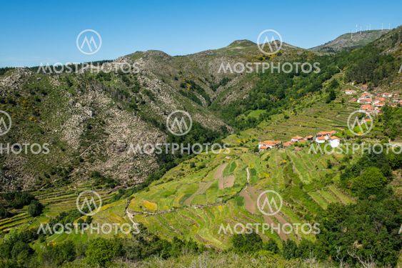 Viewpoit of Sistelo's terraces
