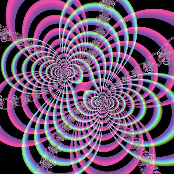 Lattice in Blue and Pink