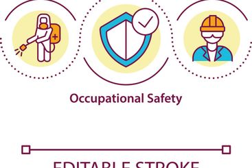 Occupational safety concept icon