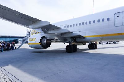 Krakow, Poland - May 22, 2023: Ryanair Buzz Boeing 737...