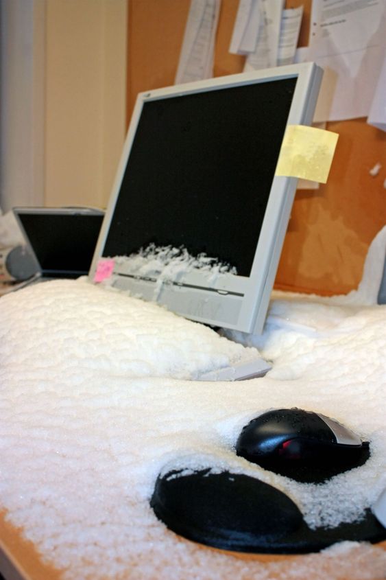 Frozen computer