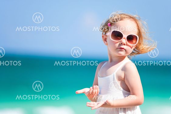Adorable girl on vacation