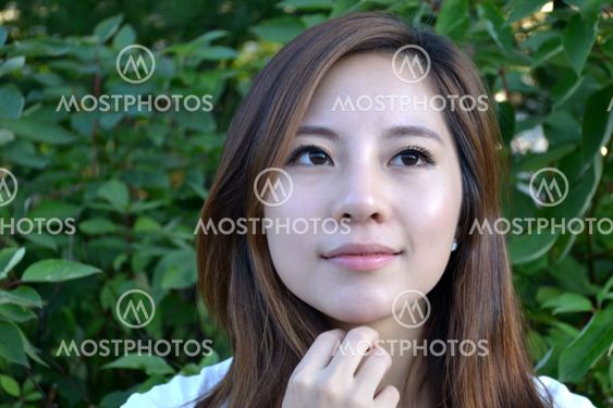 Attractive Young Asian Woman's Portrait