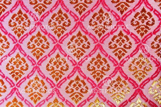 Thai Silk Fabric Pattern