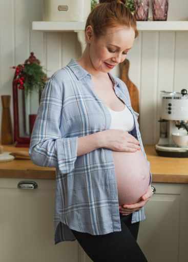 Pregnancy motherhood people expectation future. Pregnant...