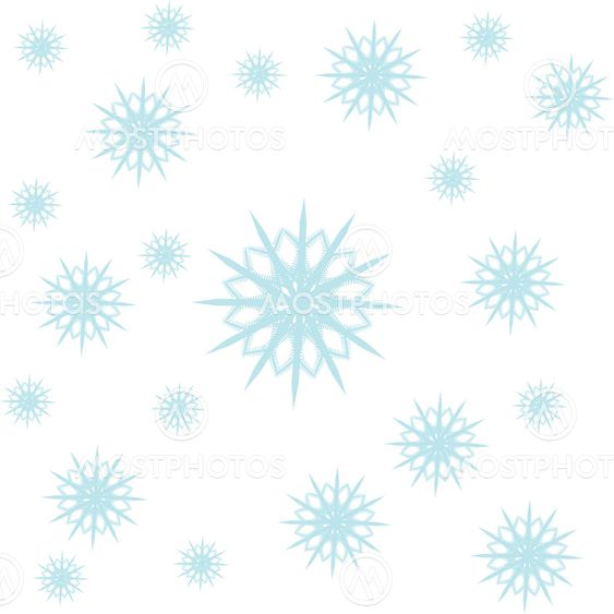 Snow of frame on background