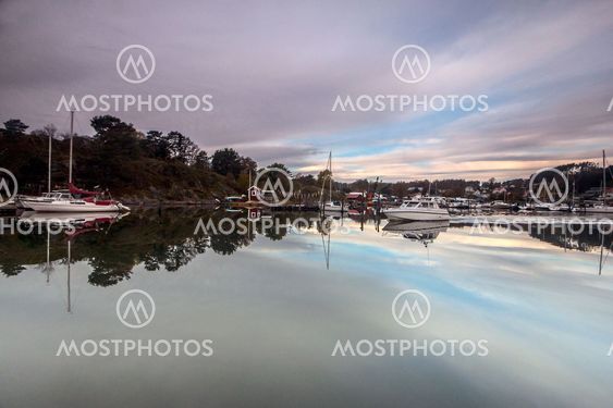 Early morning harbour