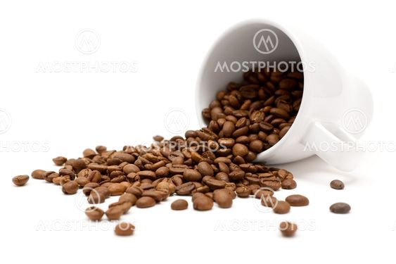 Scattered Coffee Beans