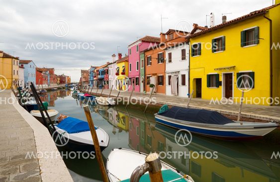 Burano, famous for it`s colours.