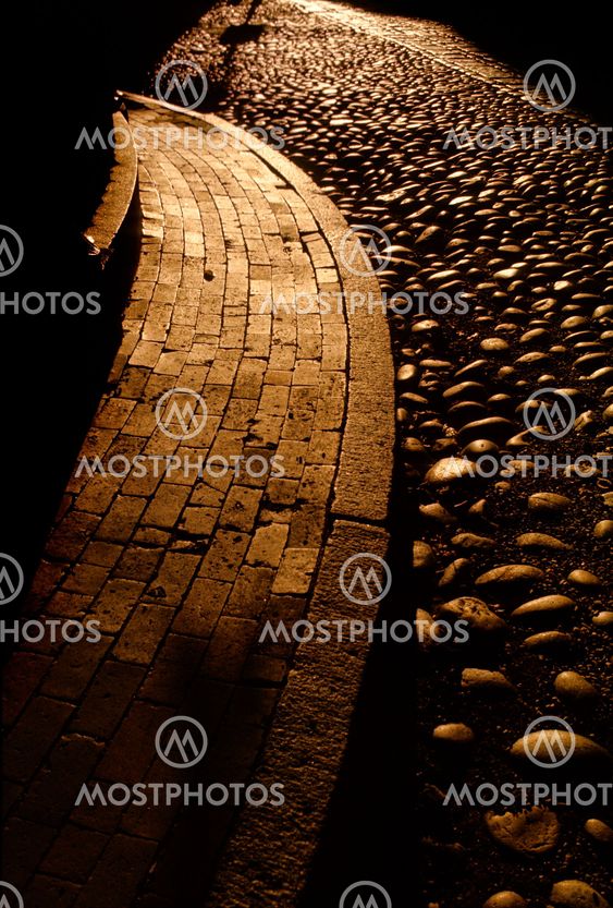The orange brick road
