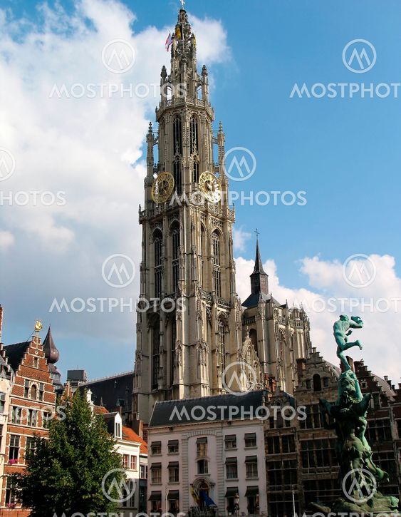En visning af Antwerpen, Belgien