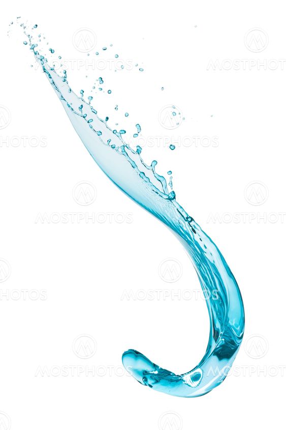 turquoise water splash
