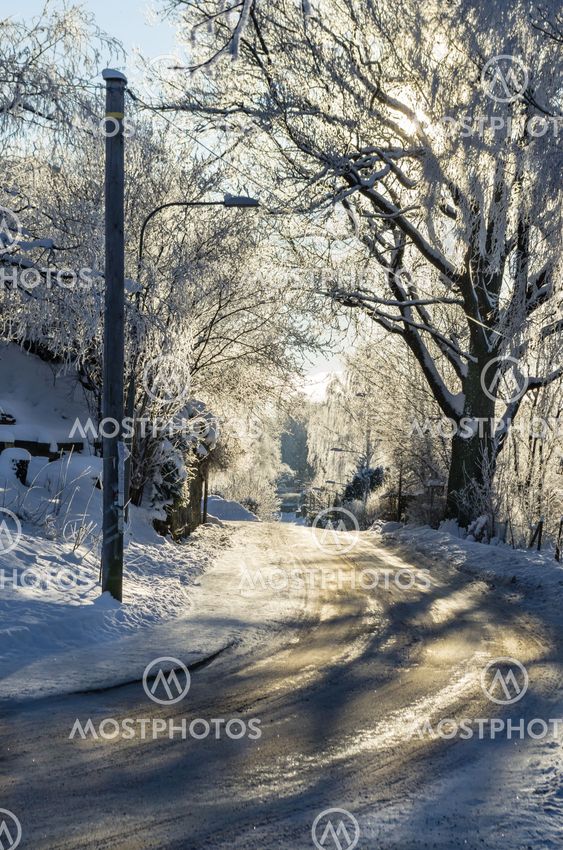 Snowy road