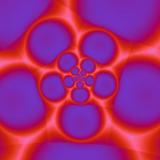 Red and Blue Spiral Holes