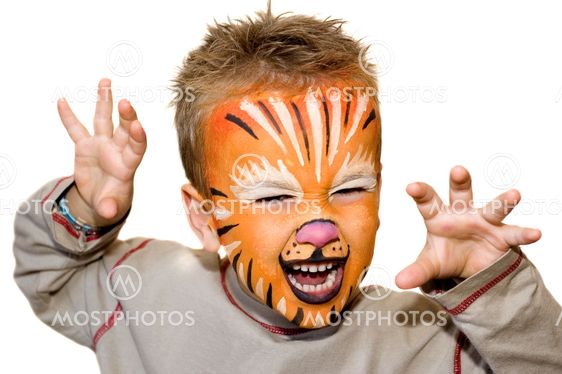 Angry lion