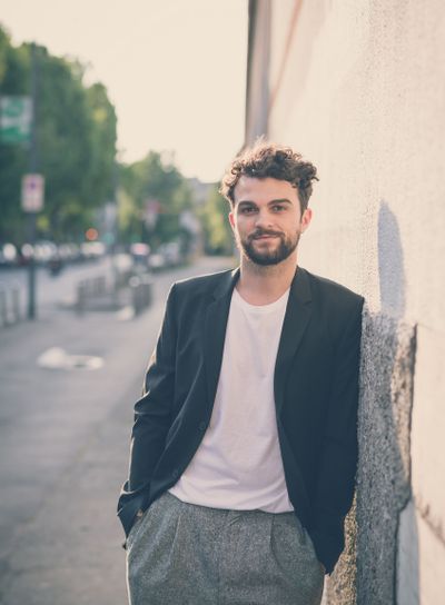 handsome hipster modern man