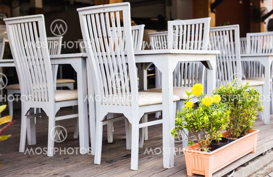 Table and chairs outdoors