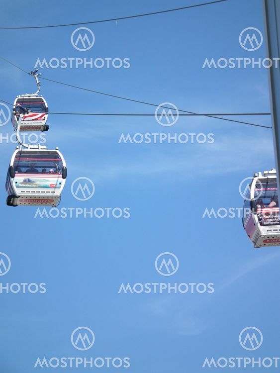 Cable Car accross the Thames, London