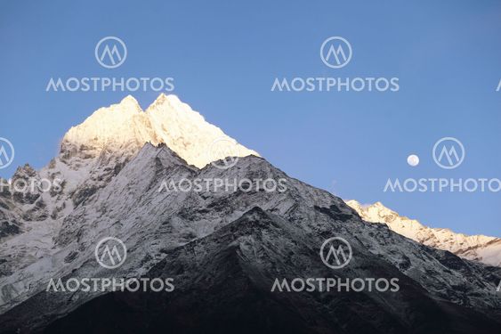 snowy mountains