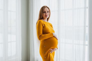 Pregnancy motherhood people expectation future. Pregnant...