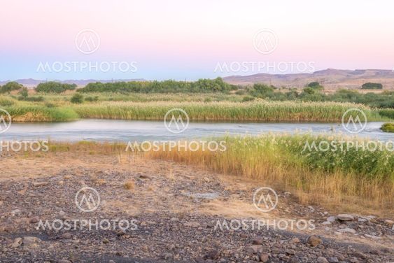 Orange River Namibia and South Africa border