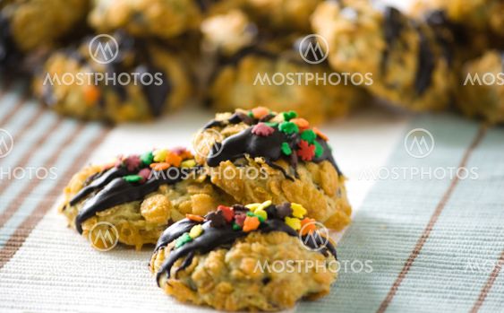 Cornflakes cereal cookies