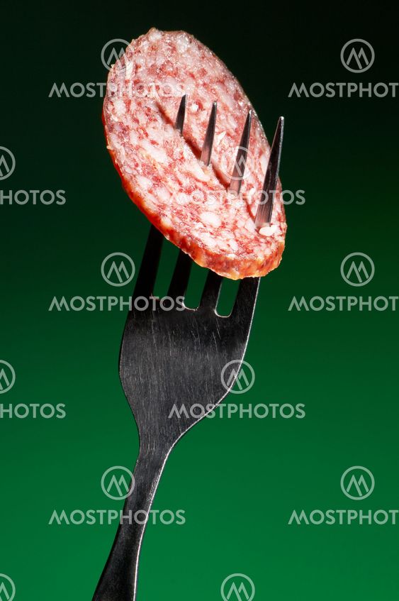 piece of smoked sausage