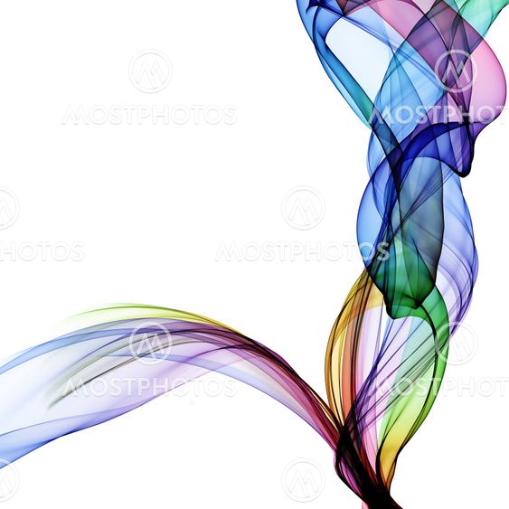 abstract ribbon waves